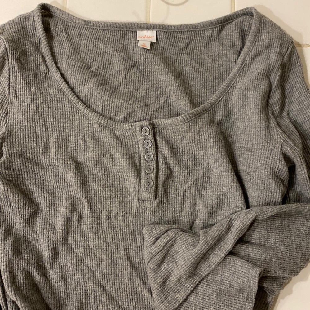 Soft grey long sleeve